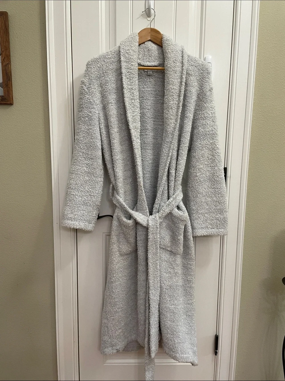 🩶BAREFOOT DREAMS Long Gray Bathrobe Size 1X